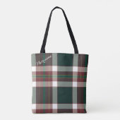 Tote Bag Jolly Holly plaid (Dos)