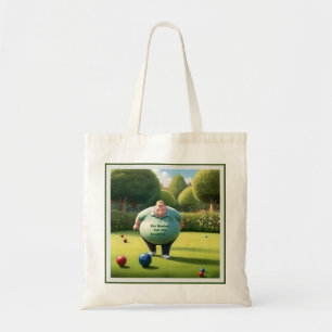 Tote Bag Jolly Lawn Bowler Man,