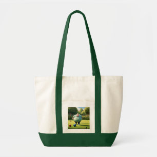 Tote Bag Jolly Lawn Bowler Man,