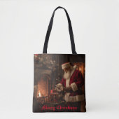 Tote Bag Jolly Old Saint Nick (Devant)