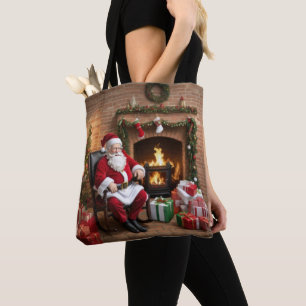 Tote Bag Jolly Old Santa Claus
