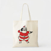 Tote Bag Jolly Santa Claus appelle Reindee à Noël (Devant)