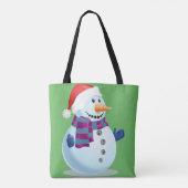 Tote Bag Jolly Snowman (Dos)