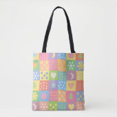 Tote Bag JollyKins Patchwork Pastel (Devant)