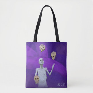 Tote Bag Jongleur Juonger Crânes Imaginaire Graphic Fourre-