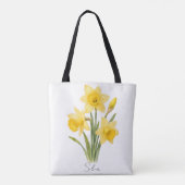 Tote Bag Jonquille de mars (Dos)