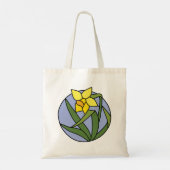 Tote Bag Jonquille en vitrail (Dos)