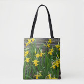 Tote Bag Jonquille jaune fleurit Floral (Devant)