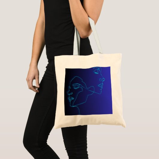 Tote Bag Jorteil de design d'art moderne double face (Devant (produit))