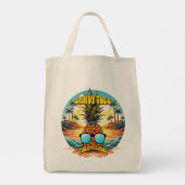 Tote Bag Jortes De Sable Avec Bros D'Ananas (Dos)