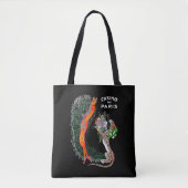 Tote Bag Josephine Baker Cheetah Jazz Age (Devant)