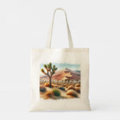Tote Bag Joshua Tree National Park Turkey Flats Sand Dunes (Dos)