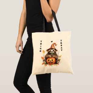 Tote Bag Jote Sloth Kids Trick ou Treat Halloween