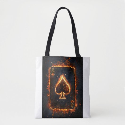 Tote Bag Jouer aux cartes. (Devant)