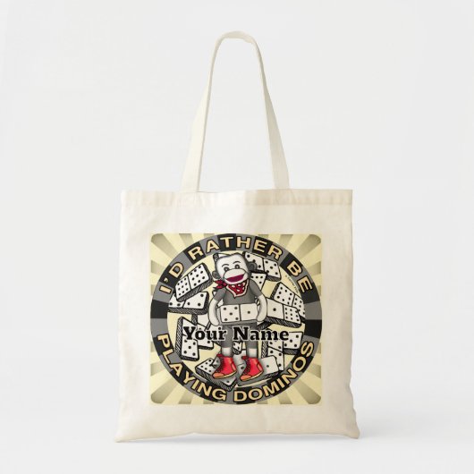 Tote Bag Jouer aux dominos (Devant)