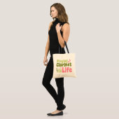 Tote Bag Jouer Clarinet c'est la vie (Devant (modèle))