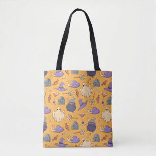 Tote Bag Jouer des fantômes d'Halloween et des sorcières Mo