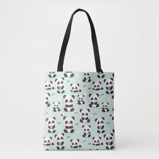 Tote Bag Jouer Motif Panda (Devant)