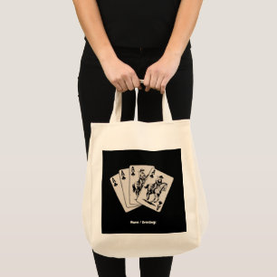 Tote Bag Jouer Poker-Card Western Country Girl tendance