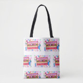 Tote Bag Jouer quelque chose de Cool Musique Mixtape Art Mo (Devant)