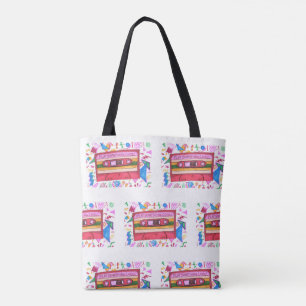 Tote Bag Jouer quelque chose de Cool Musique Mixtape Art Mo