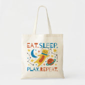 Tote Bag Jouer un chat espace (Devant)