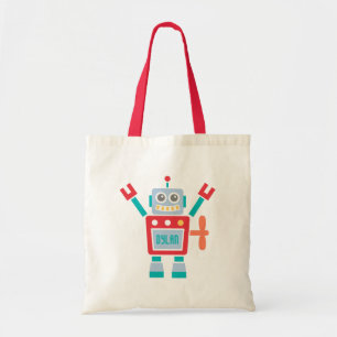 Tote Bag Jouet Robot Mignon Vintage Pour Enfants