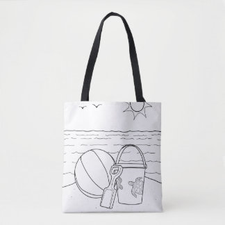 Tote Bag Jouets Plage Couleur Adulte Full Fourre-tout