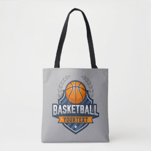 Tote Bag Joueur de basket AJOUTER LE NOM Varsity School Tea
