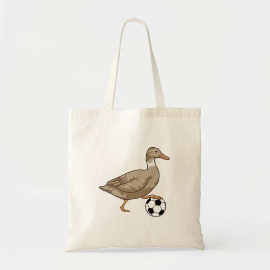 Tote Bag Joueur de football canard (Devant)