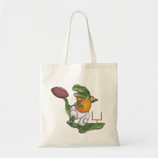 Tote Bag Joueur de football de Dino (Devant)