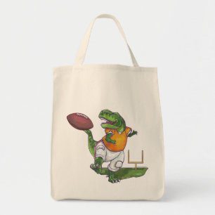 Tote Bag Joueur de football Dino