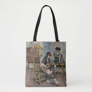 Tote Bag Joueur de guitare par Giovanni Boldini