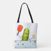 Tote Bag Joueur de Pickleball (Dos)