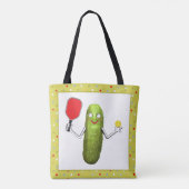 Tote Bag Joueur de pickleball (Dos)