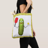 Tote Bag Joueur de pickleball (De près)