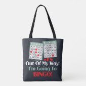 Tote Bag Joueurs de bingo-test (Dos)