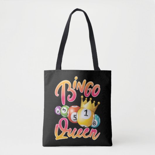 Tote Bag Joueuse Bingo Queen Femmes (Devant)
