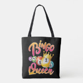 Tote Bag Joueuse Bingo Queen Femmes (Dos)