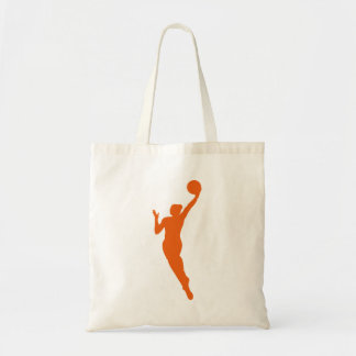 Tote Bag Joueuse de basket-ball féminine dynamique Concepti