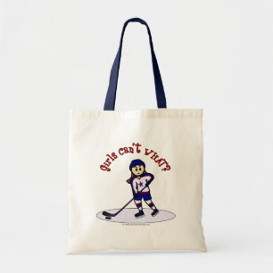 Tote Bag Joueuse de hockey pour filles légères