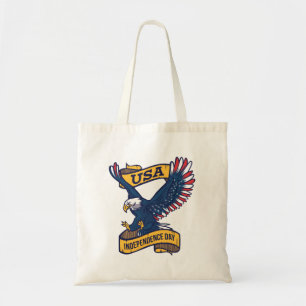 Tote Bag Jour 4 juillet de l'aigle à tête blanche