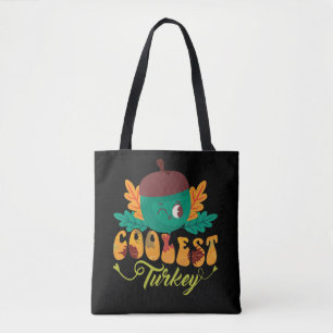 Tote Bag jour d'action de grâce de la chute de dinde la plu