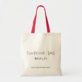 Tote Bag Jour d'anniversaire de la fête de Noël moderne mig (Devant)