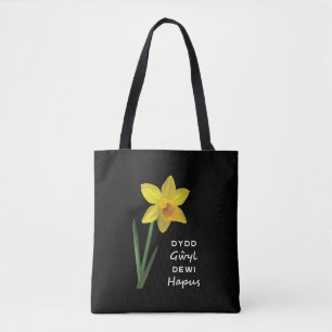 Tote Bag Jour de fête de David heureux Happy St David's Day