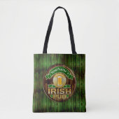 Tote Bag Jour de la Saint Patrick irlandais de signe de Pub (Devant)