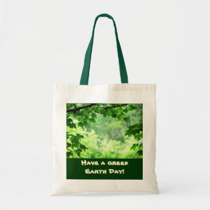 Tote Bag Jour de la terre vert