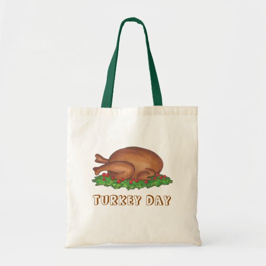 Tote Bag Jour de la Turquie Thanksgiving Nourriture Dîner d (Devant)