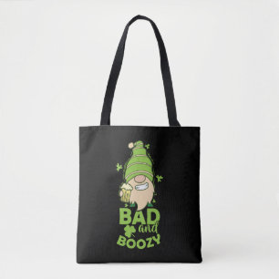 Tote Bag Jour de St. Patricks mauvais et boozy