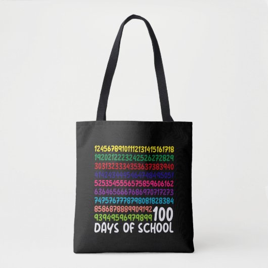Tote Bag Jour des 100 nombres de mathématiques à l'école po (Devant)